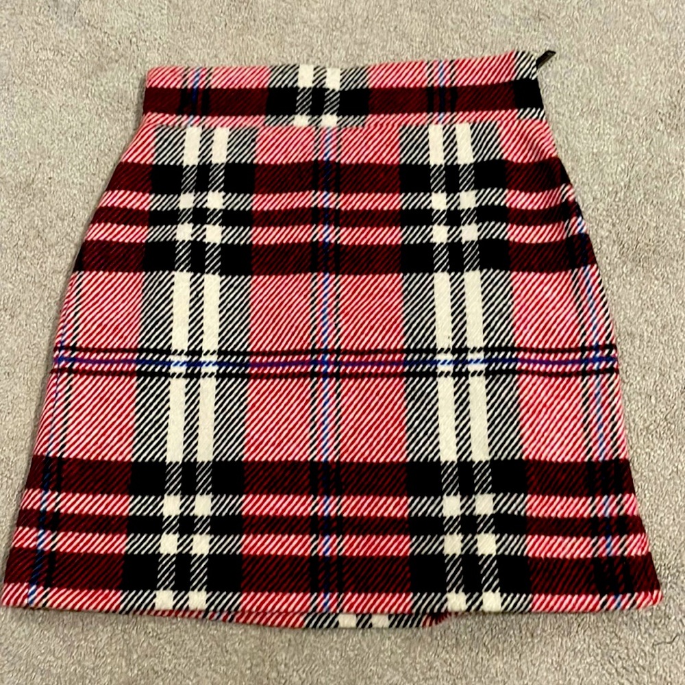Topshop plaid skirt. Size US 4